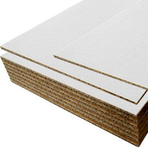 36 x 48 White Corrugated Cardboard Sheets 5 Sheets per Bundle