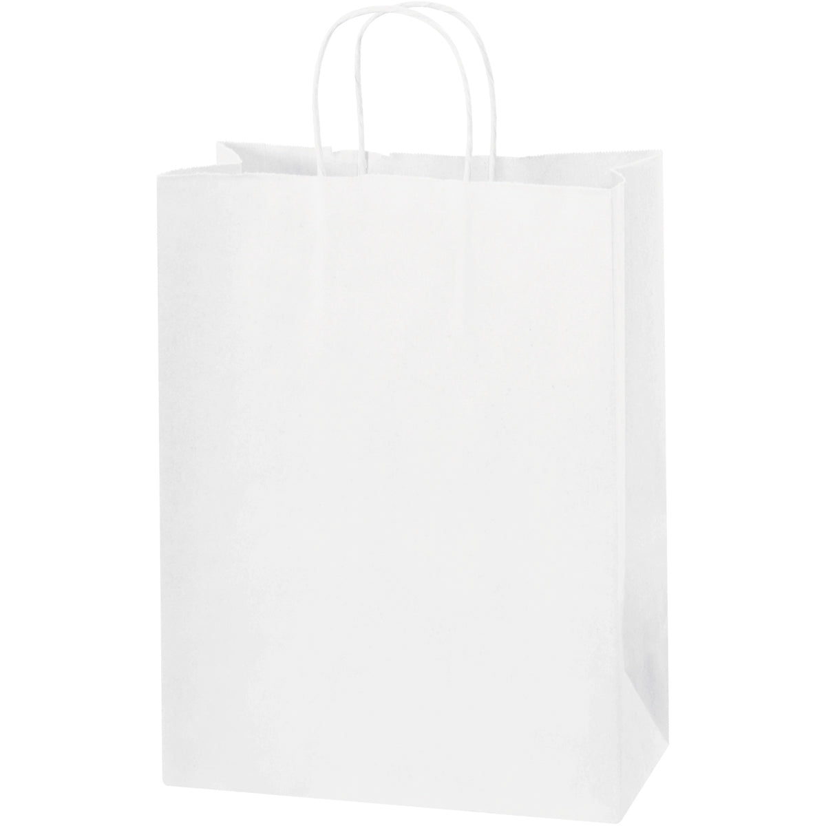 10 x 10 x 10 White Kraft Eurotote Shopping Bags