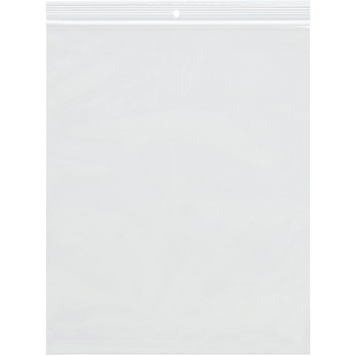 3x5, 2 Mil Clear Reclosable Poly Bags With Hang Hole