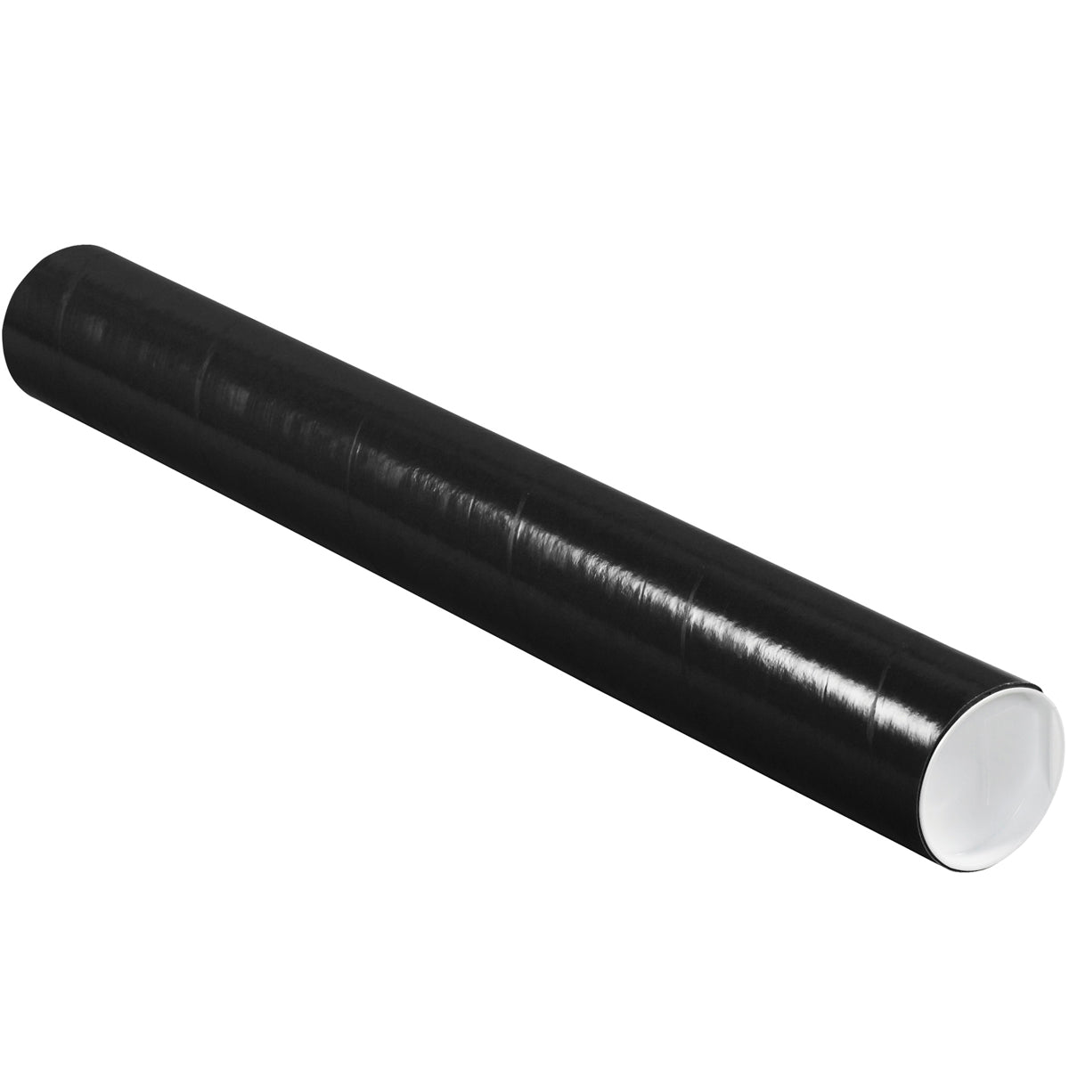 3-x-24-black-mailing-tubes-with-end-caps-070-gauge