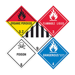 D.O.T. Hazard Labels