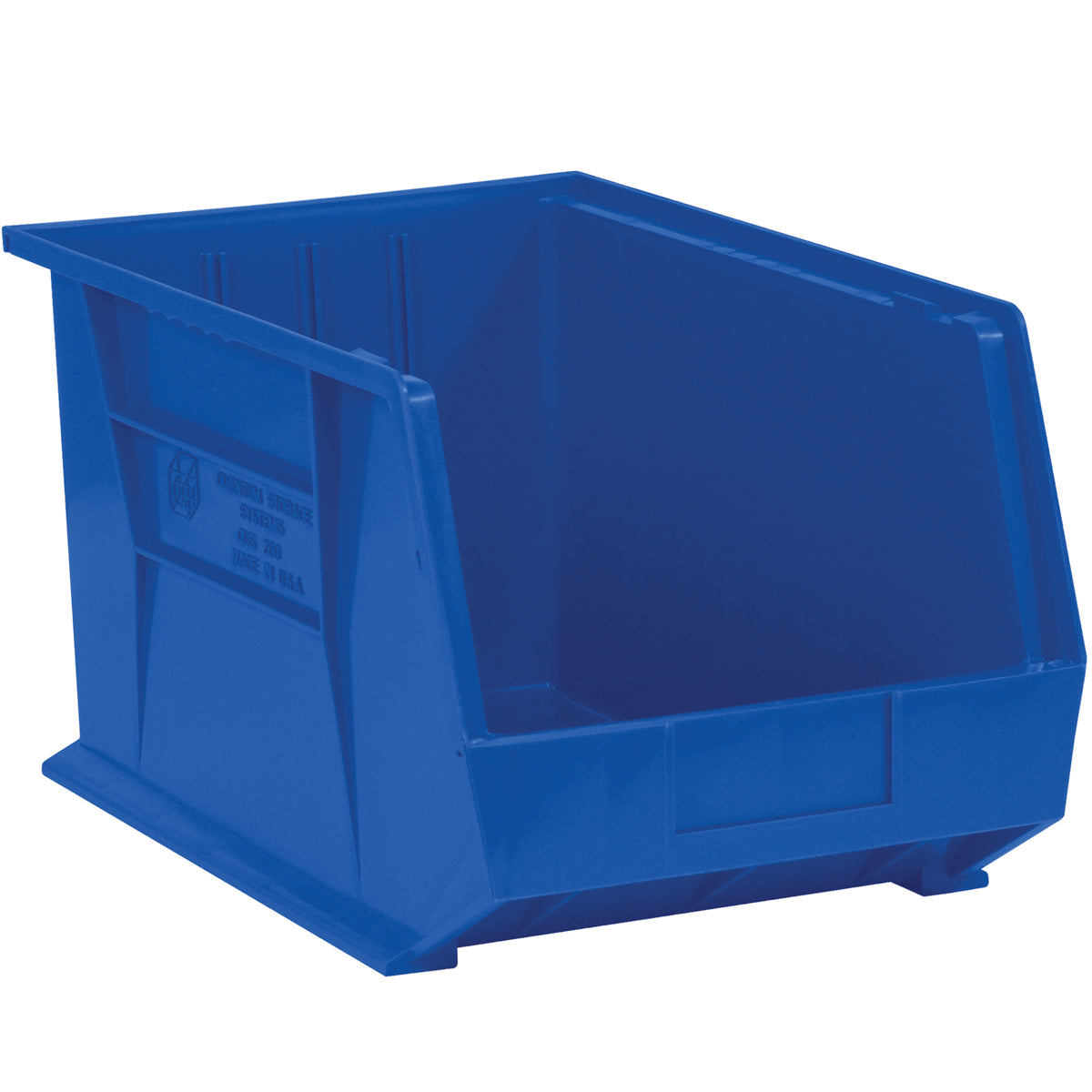 9 1/4 x 6 x 5 Blue Plastic Bin Boxes