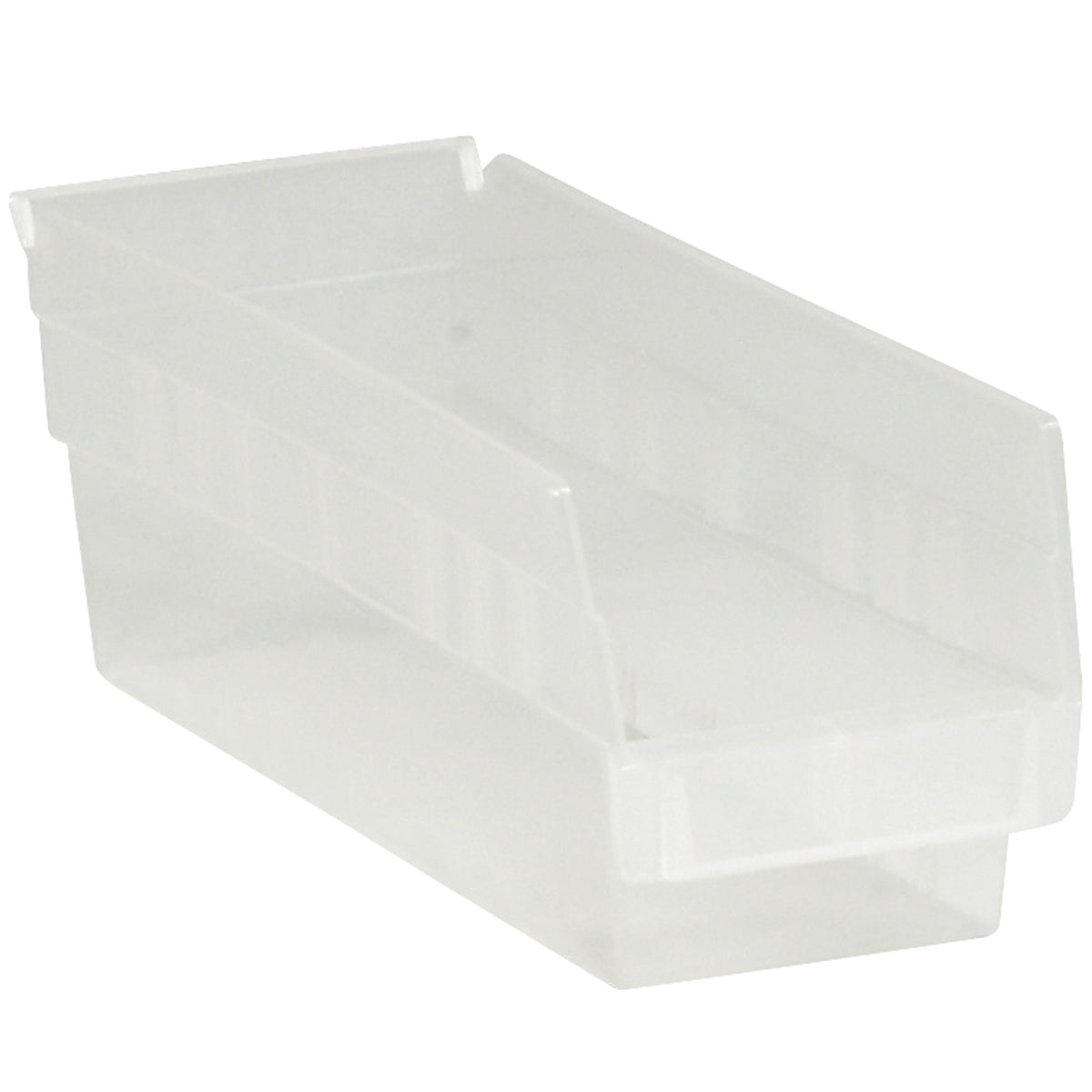 11 5/8 x 4 1/8 x 4 Clear Plastic Shelf Bin Boxes