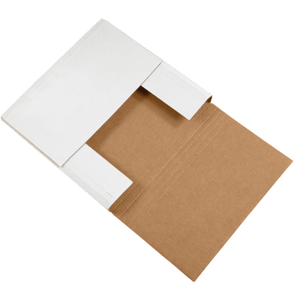 white corrugated boxes