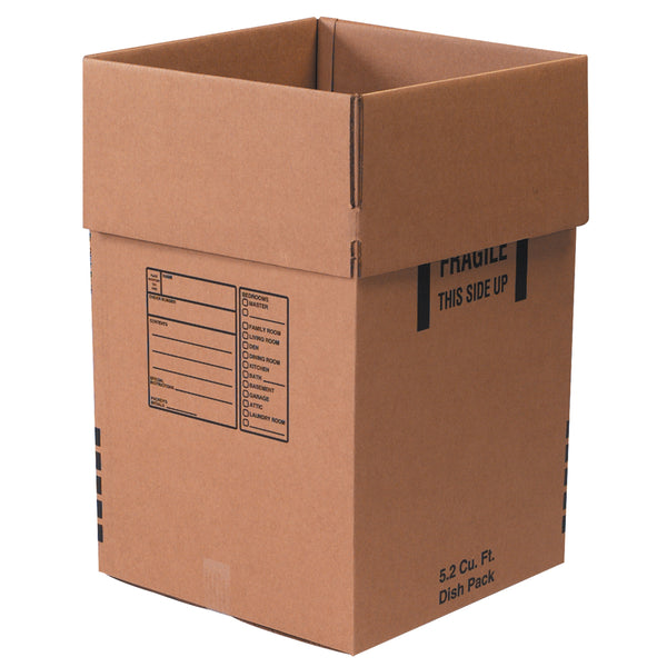 Dish Saver Packing Kit With Moving Box