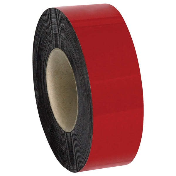 2" x 50 Foot - Red Warehouse Labels - Magnetic Rolls