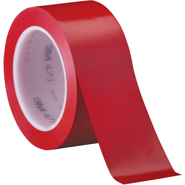 2" x 36 yds. Red 3M 471 Vinyl Tape 24/Case