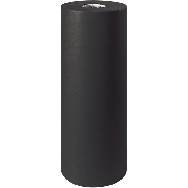 24" 50 lb. Black Kraft Paper Rolls 720 Feet/Roll