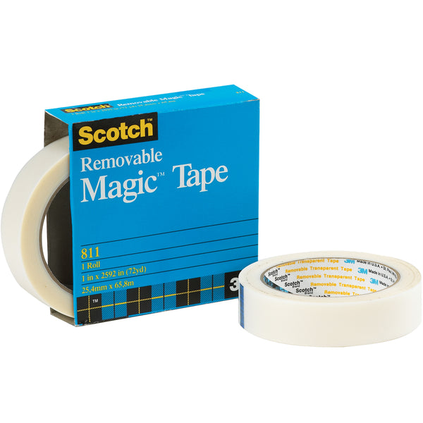 Scotch® Magic™ Tape 811 (Removable) - 3/4 x 36 yds.