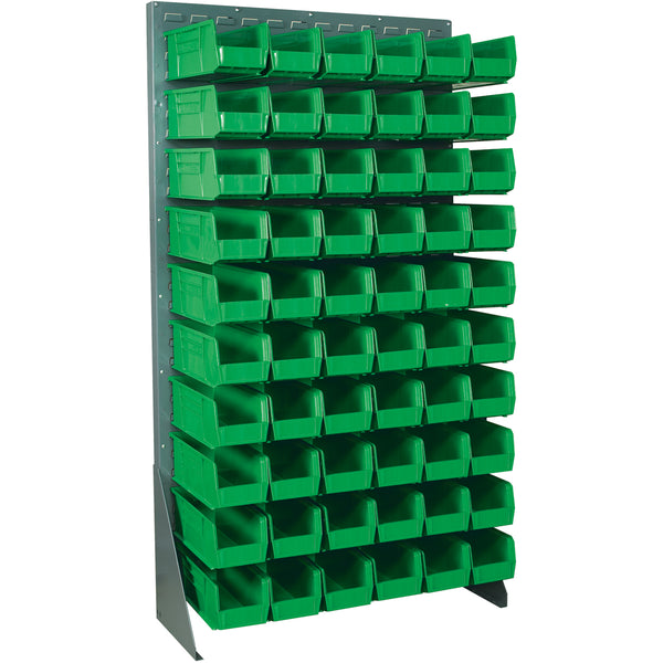 36 x 12 1/2 x 66 Floor Rack Bin Organizer