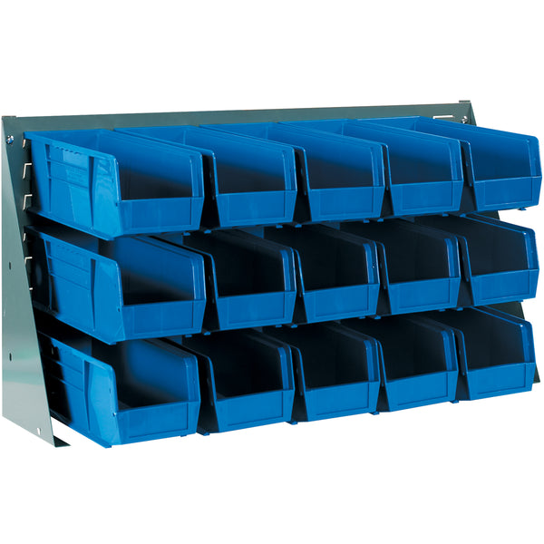 36 x 8 x 19 Bench Rack Bin Organizer