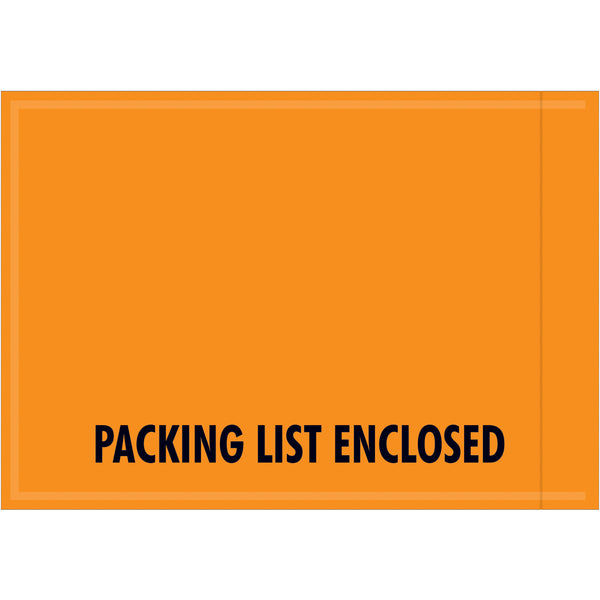 4-1/2 x 6 Military Packing List Envelopes (Text At Bottom) 1000/Case