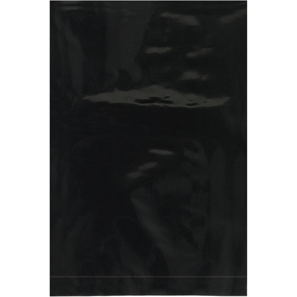 4 x 6 - 2 Mil Black Flat Poly Bags 1000/Case