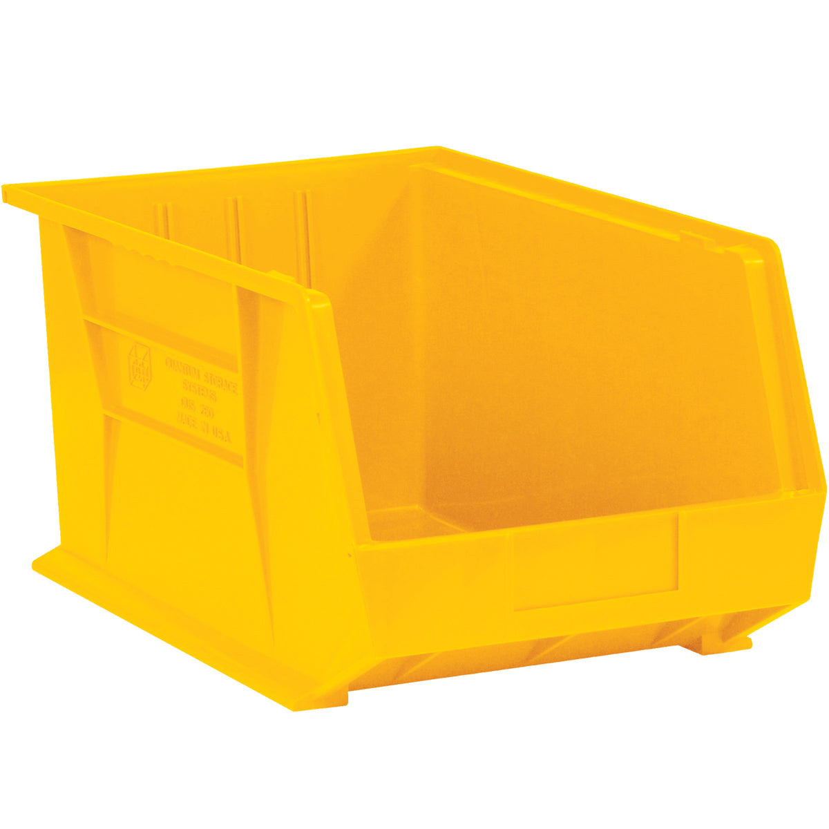 5 1/2 x 14 3/4 x 5 Yellow Plastic Bin Boxes