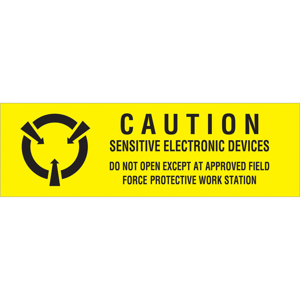 5/8 x 2" - "Sensitive Electronic Devices" Labels 500/Roll