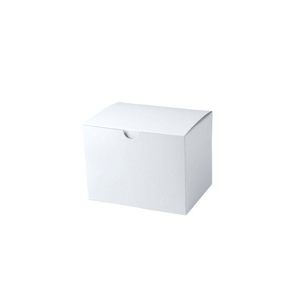 6 x 4 1/2 x 4 1/2 White Gloss Gift Box