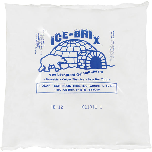 6 x 5 3/4 x 1 - 12 oz. Ice-Brix Cold Packs  24/Case