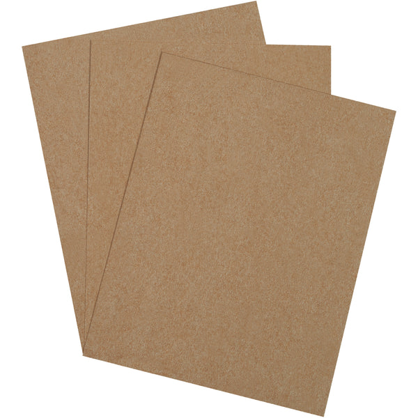 Chipboard - Cardboard Medium Weight. 8 1⁄2 x 11 Chipboard Pads - .022  Thick (50 Per Pack)