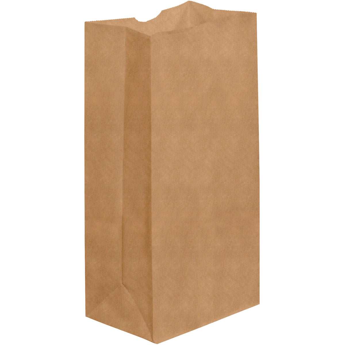 8 x 5 3/4 x 14 Kraft Paper Grocery Bags