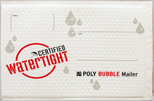 PackRite WaterTight #5 White Poly Bubble Mailer 10-1/2"x16", 25/Case