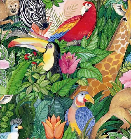 24" x 100 Feet Jungle Paradise Cutter Box Gift Wrap