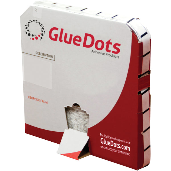 1/2" - Medium Tack Glue Dots - Medium Profile 2000/Case