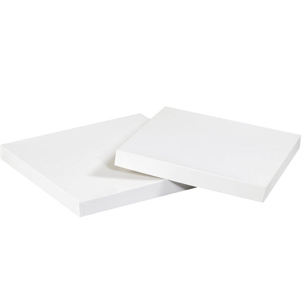 4 x 4 White Deluxe Gift Box Lids 50/Case