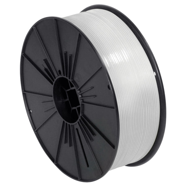 5/32 x 7000 Feet/Roll White Plastic Twist Tie Spool